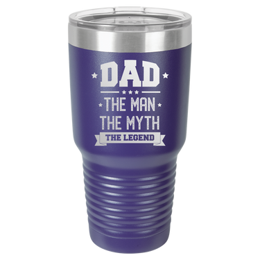 Dad The Man The Myth The Legend 30oz Ringneck Tumbler